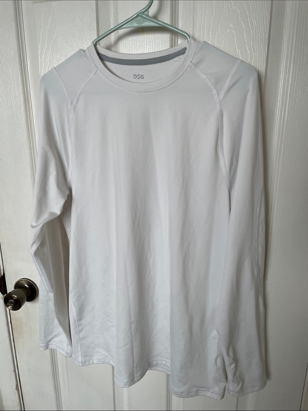 DSG White Long-Sleeve Athletic Tee